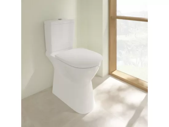 Cuvette VILLEROY ET BOCH sans bride ViCare + Réservoir de chasse + Abattant