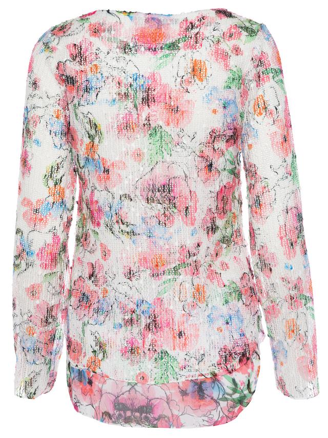 Blusenshirt Romantik Häkelspitze