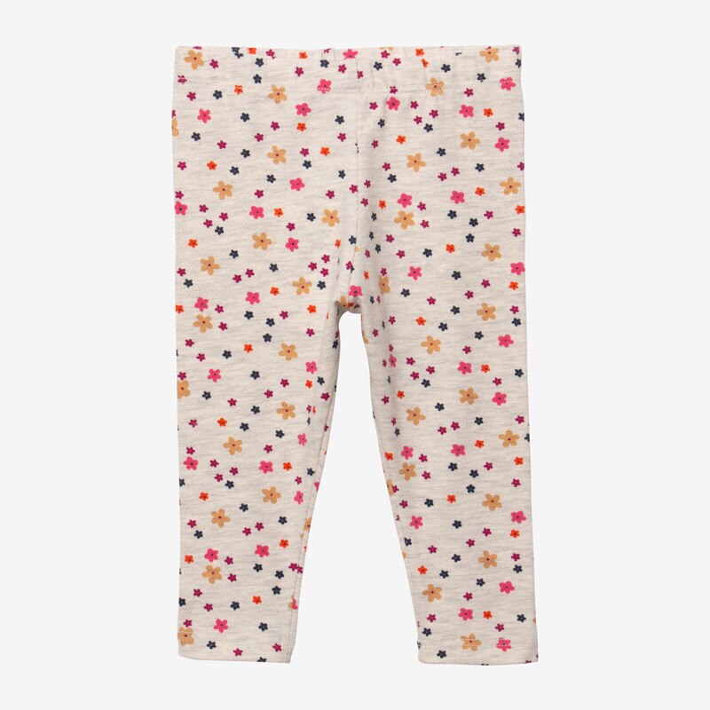 Legging bébé fille micro fleurs gris Catimini Gris ou noir