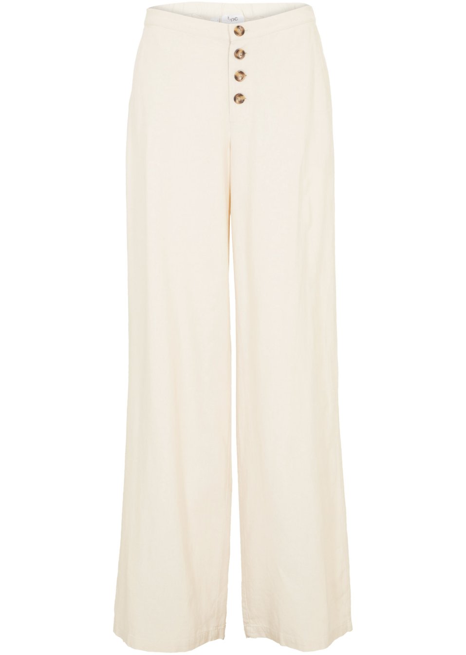 Pantalon palazzo en lin majoritaire