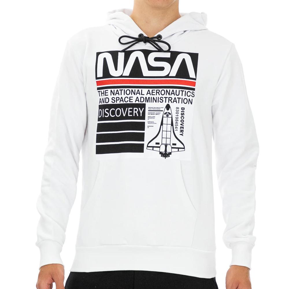 Nasa Sweat à capuche Blanc Homme Nasa 59H