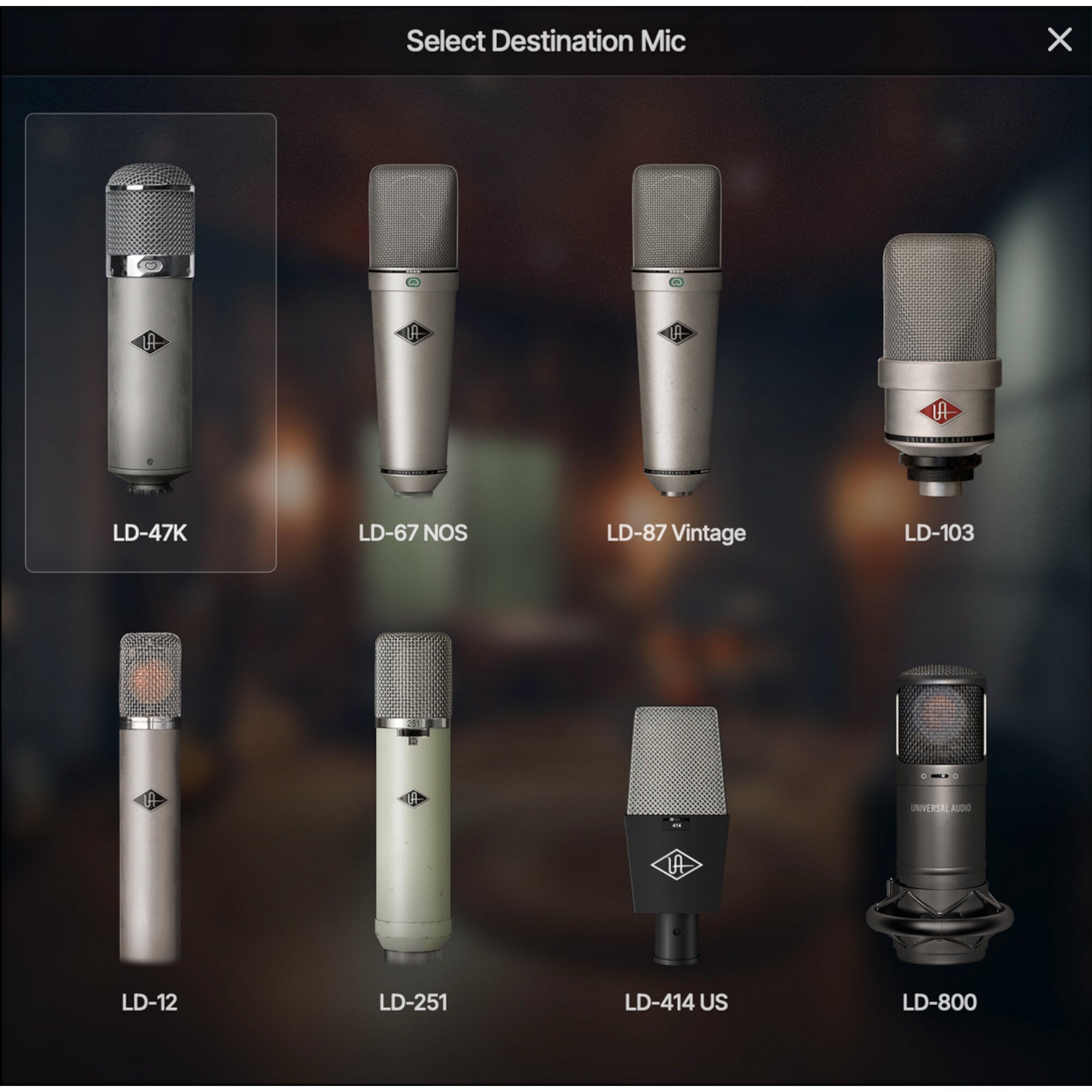 Universal Audio SC-1 grootmembraan condensatormicrofoon