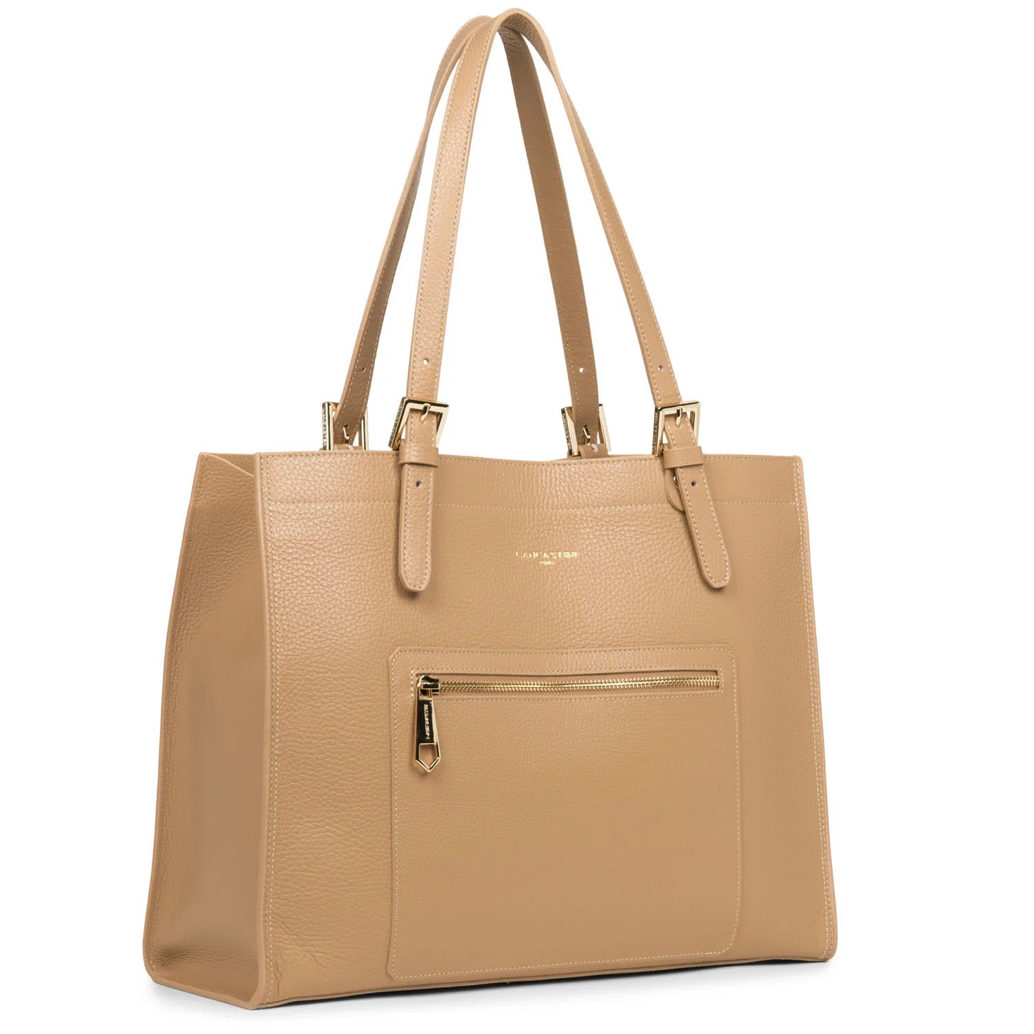 Foulonné Double-Grand sac cabas épaule