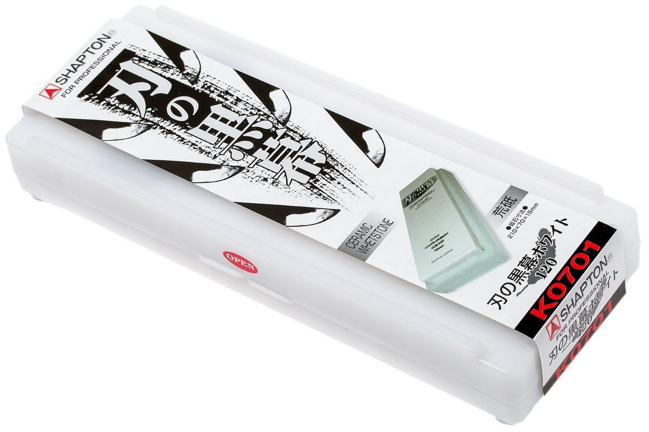 Shapton Pro Stone korrel 120 extra coarse slijpsteen, white, K0701