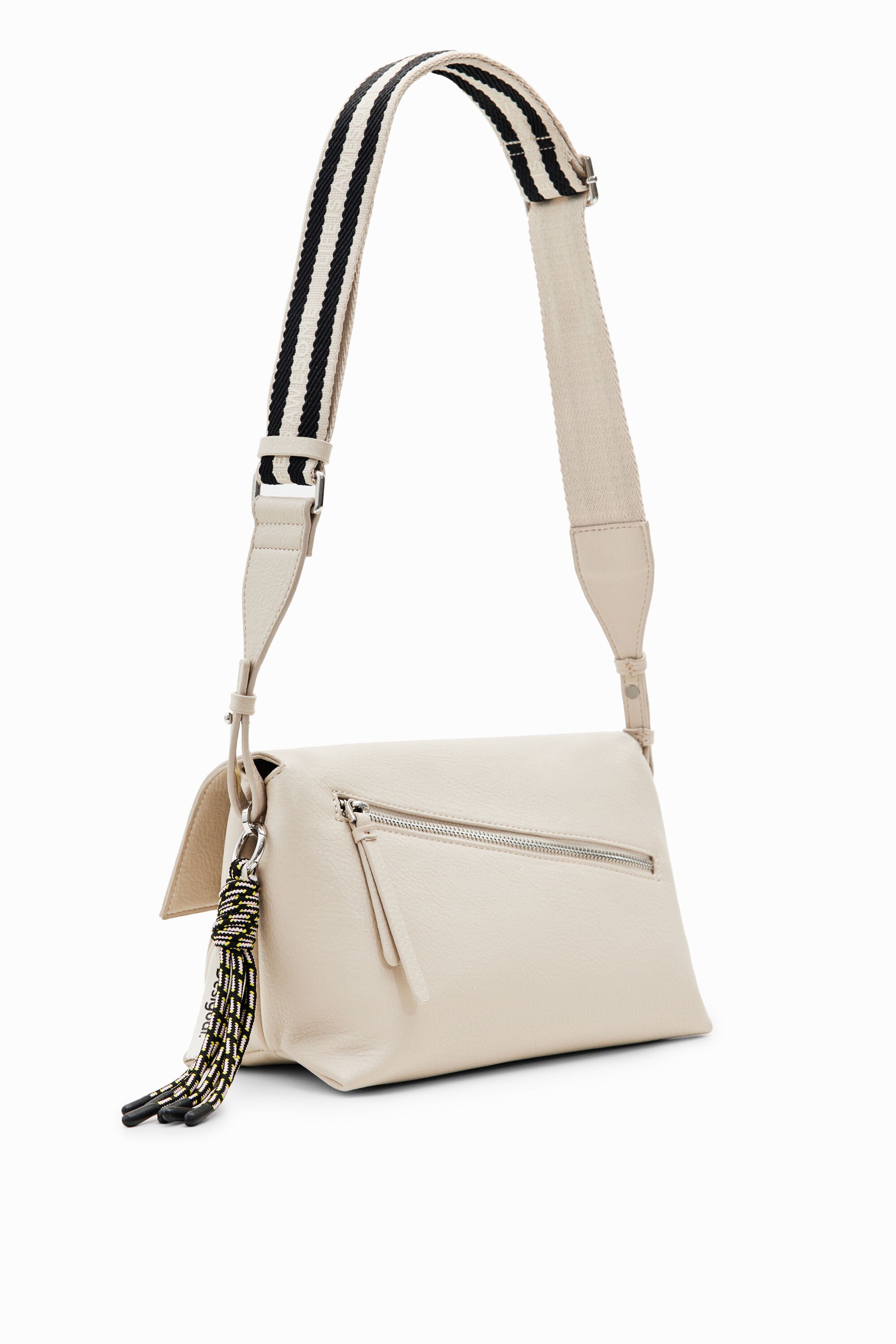 Sac à bandoulière moyen demi-logo