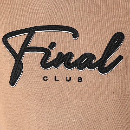 Sweat Crewneck Broderie Signature 1128 Camel