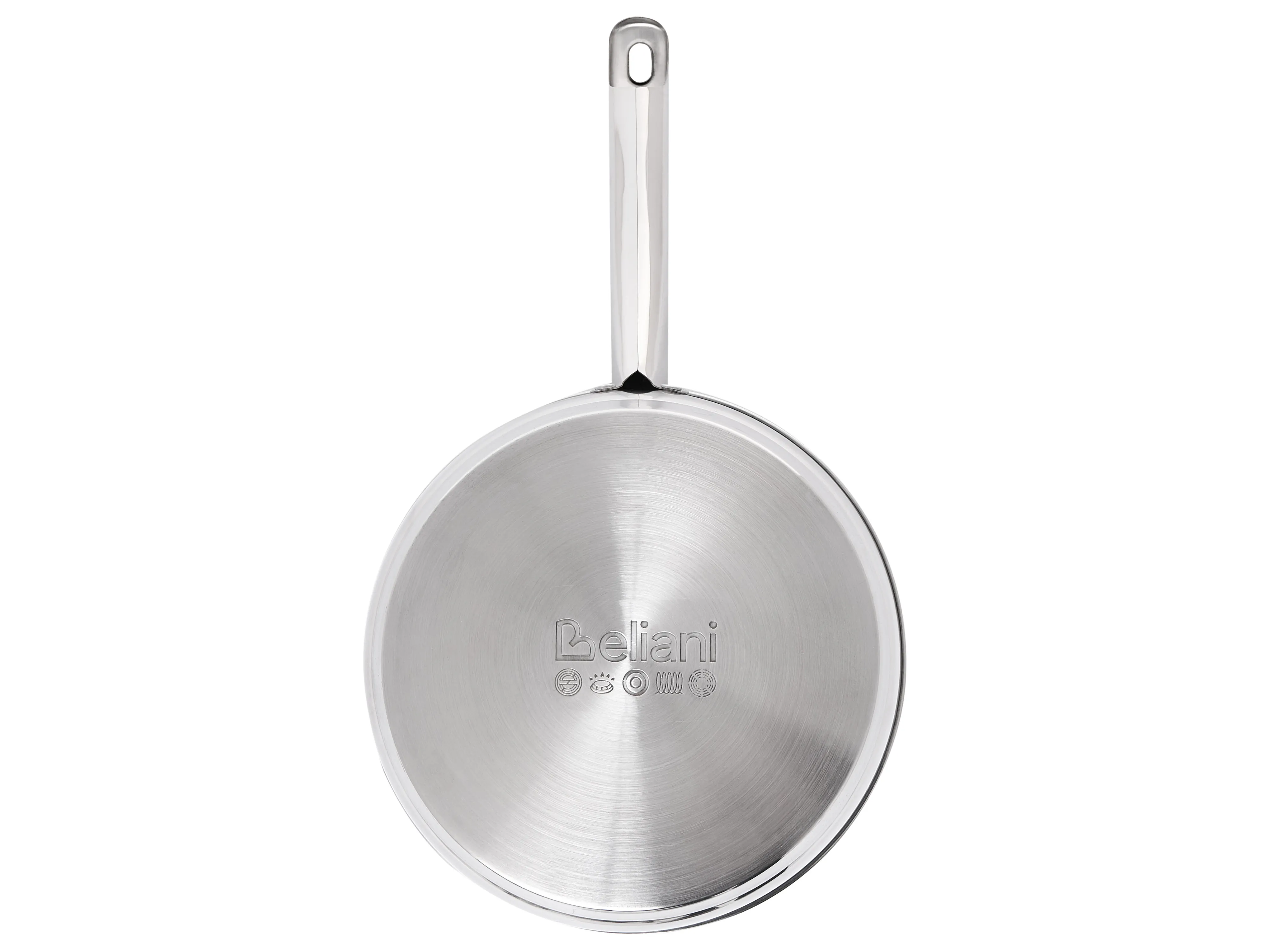 Set van 3 koekenpannen PRIMECOOK Roestvrij staal Zilver
