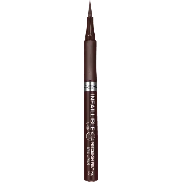 Infaillible 24h Grip Precision Felt Eyeliner 02 braun