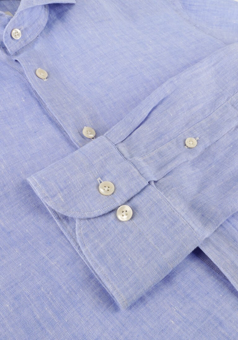 PROFUOMO lichtblauwe profuomo casual overhemd ppuh10026