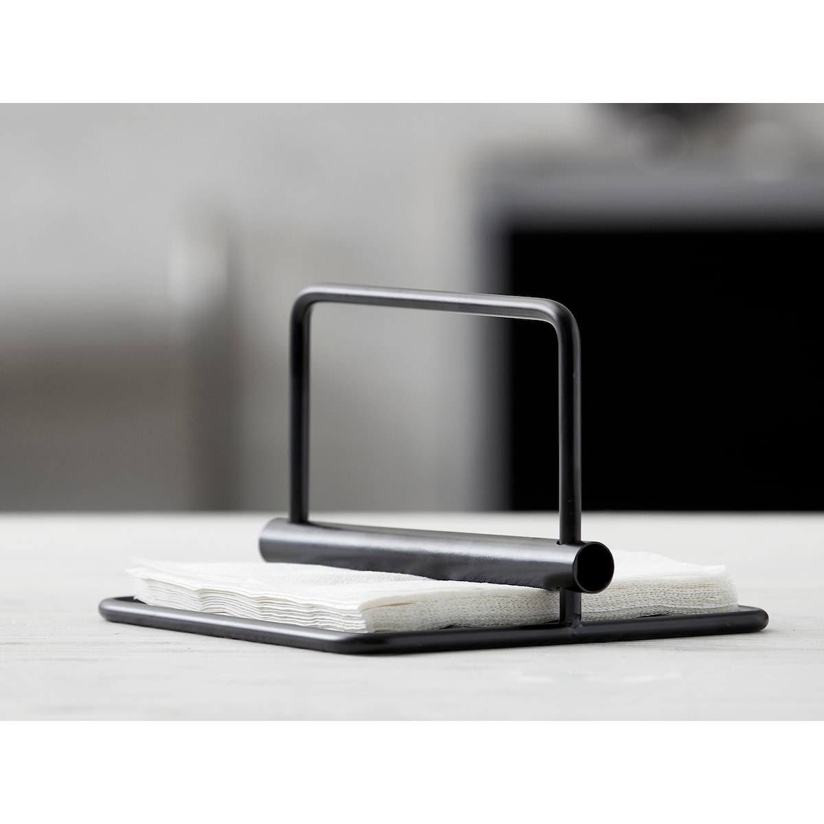 Funktion Napkin holder 19 x 19 x 12,5 cm Black