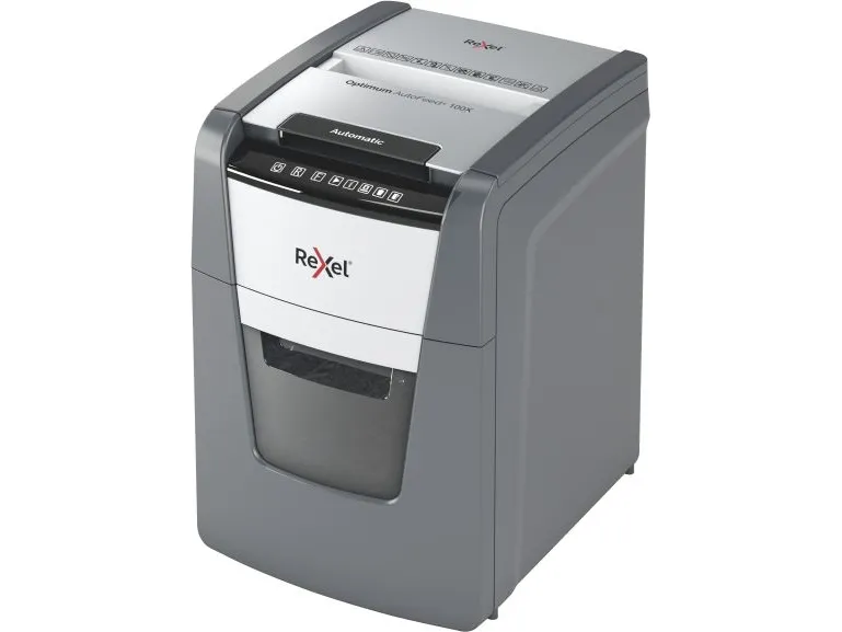 Makulator Rexel Optimum AutoFeed  100X krydsmakulering 4x28 mm (P-4)