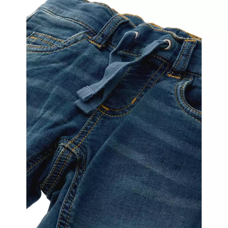 Villervalla Hose Sweat Denim Washed Ink blau