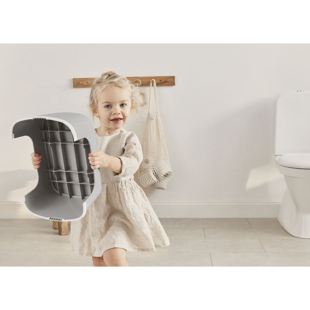 Køb BabyBjörn Grey/White Børnetaburet