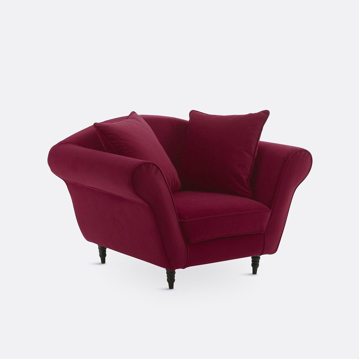 SO'HOME<br>Poltrona em fluweel, Batom