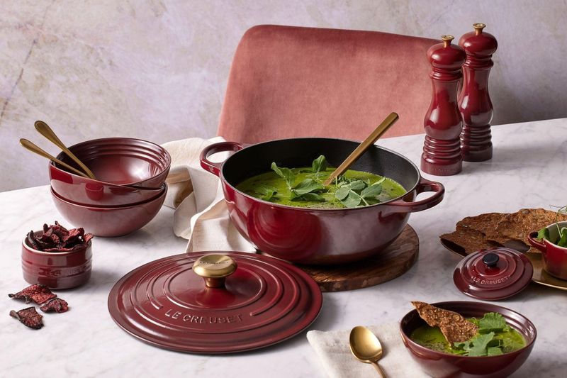 Le Creuset - Signature - Braadpan - Garnet - Gietijzer - ø 31 cm / 6.3 liter