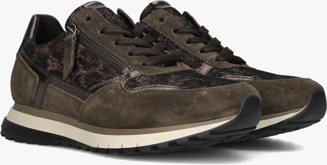 bruine gabor lage sneakers 378