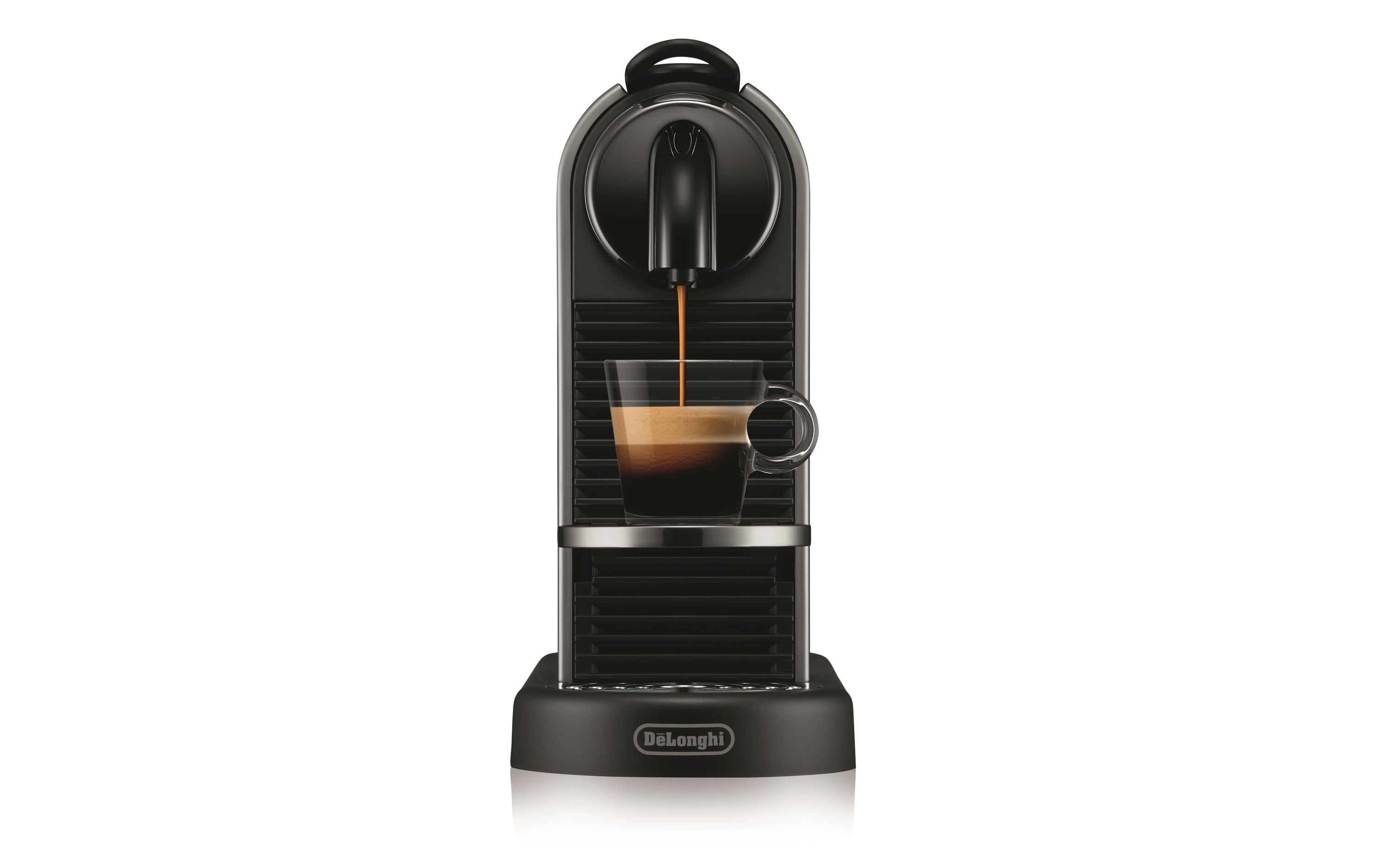 Kaffeemaschine Nespresso Citiz Platinum EN220.T Grau<br>Elegante Nespressomaschine der Original Line mit Heisswasser-Funktion
