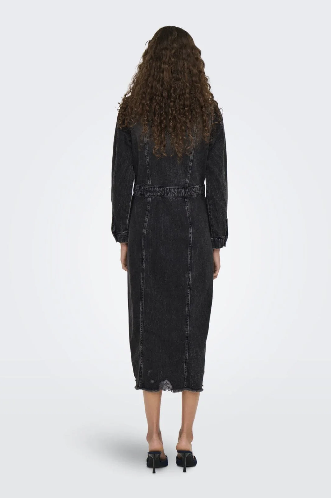 Only Onlbroadway Ls Long Dress Red Akm