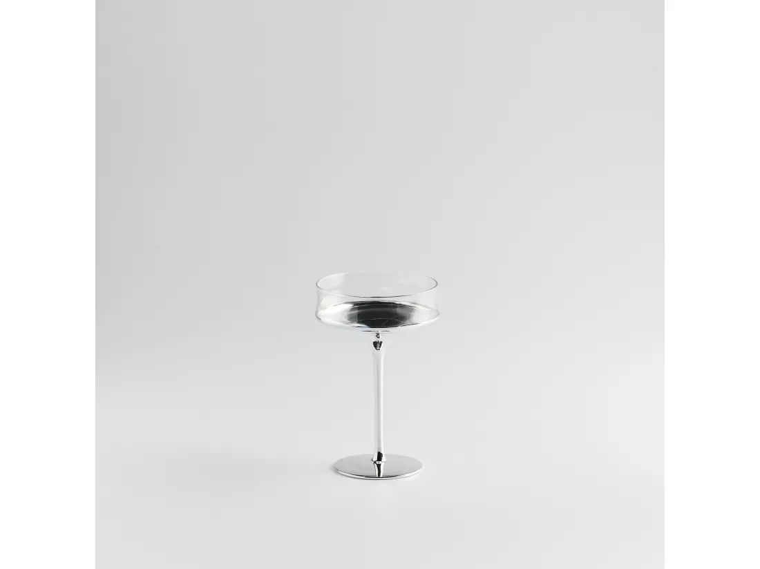 Verre À Cocktail Helena Argent Moyen 18 x 11.5