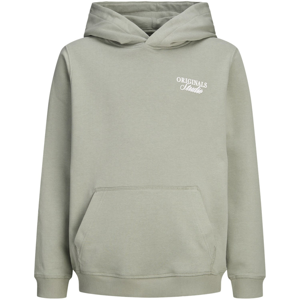 Køb Jack & Jones Junior Seagrass Jornorrebro Typo Back Sweat Hætte Sn Jnr