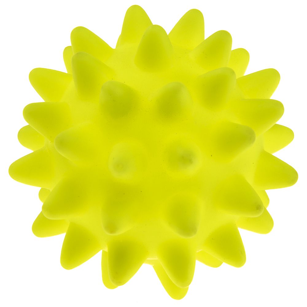Jouet pour chiens, pa 6015, boule colorée à pointes, en vinyle