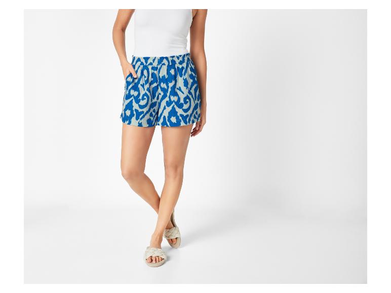 Korte mousseline dames broek