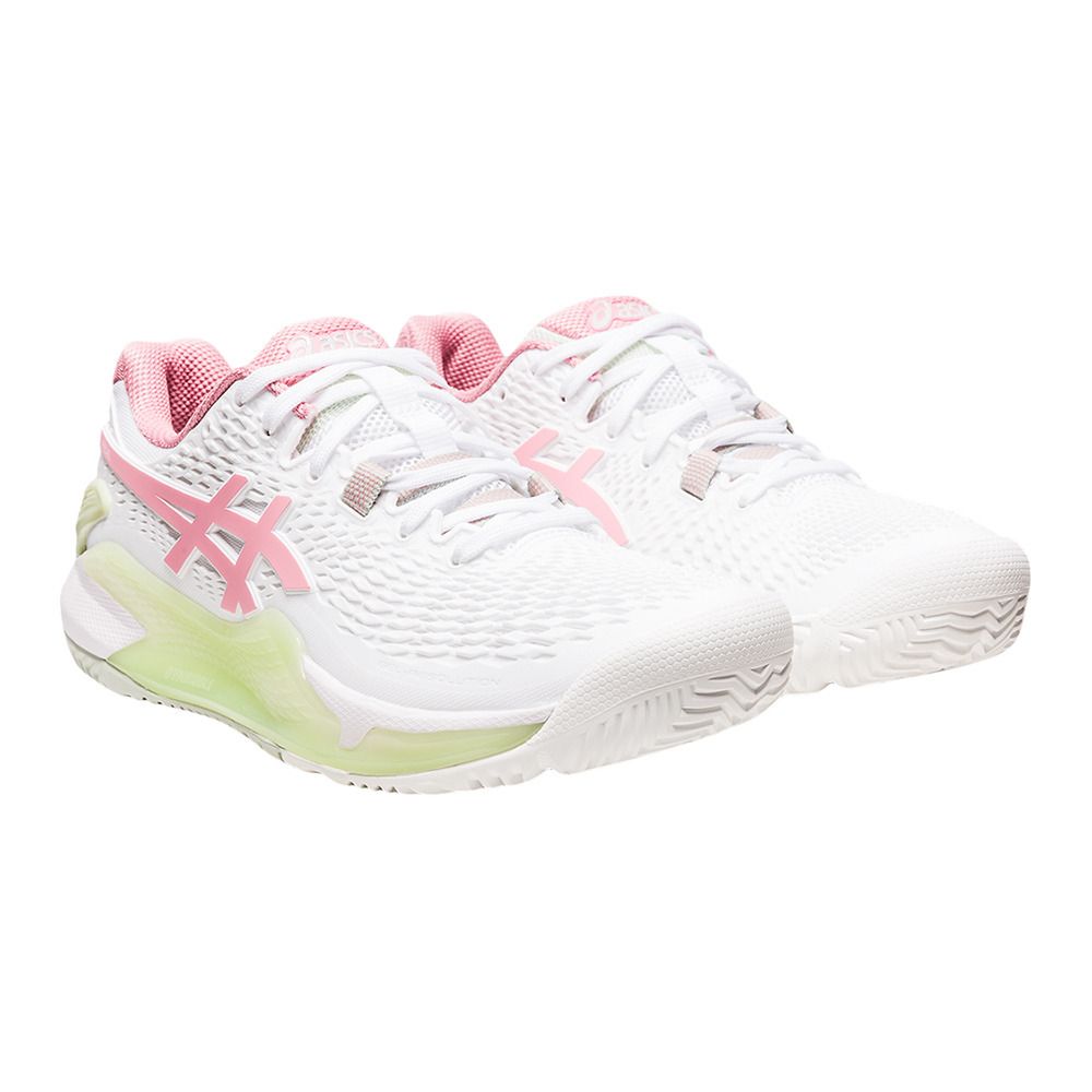 Asics GEL-RESOLUTION 9 PADEL - Chaussures padel Femme white/fruit punch