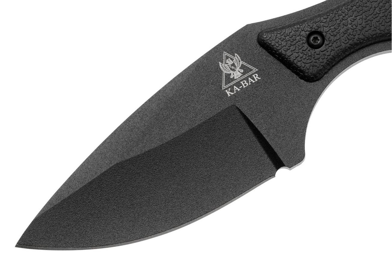 KA-BAR TDI Pocket Strike 2491 Black, vaststaand mes