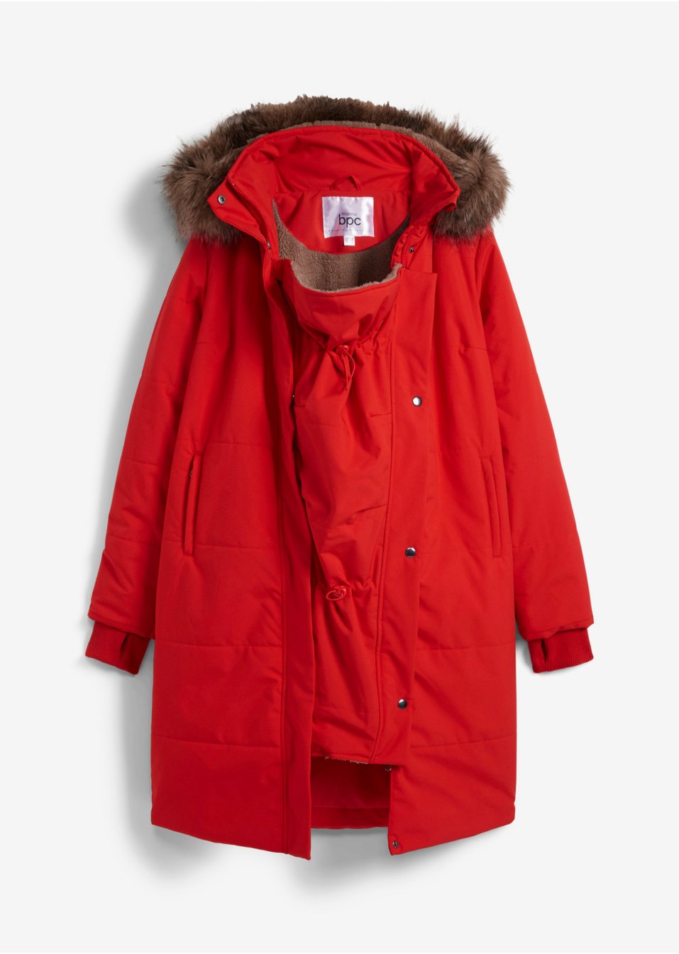 Manteau matelassé de grossesse et de portage