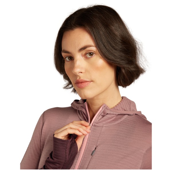 Icebreaker - Women's 200 RealFleece Descender L/S Zip Hoodie - Sweat à capuche en mérinos