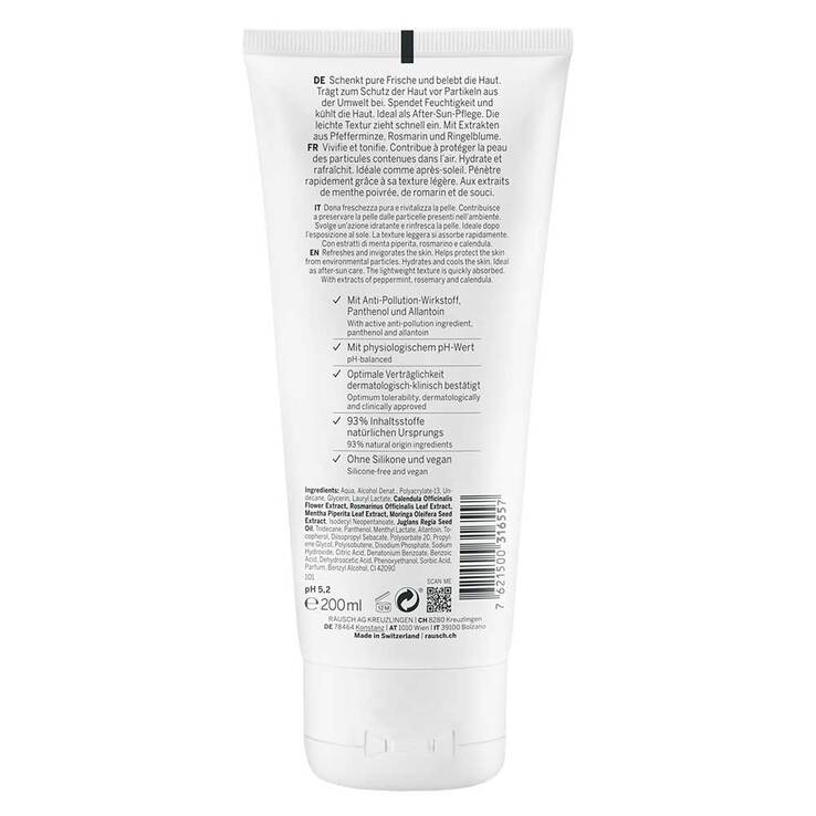 Rausch Frische Bodylotion mit Minze, 200 ml