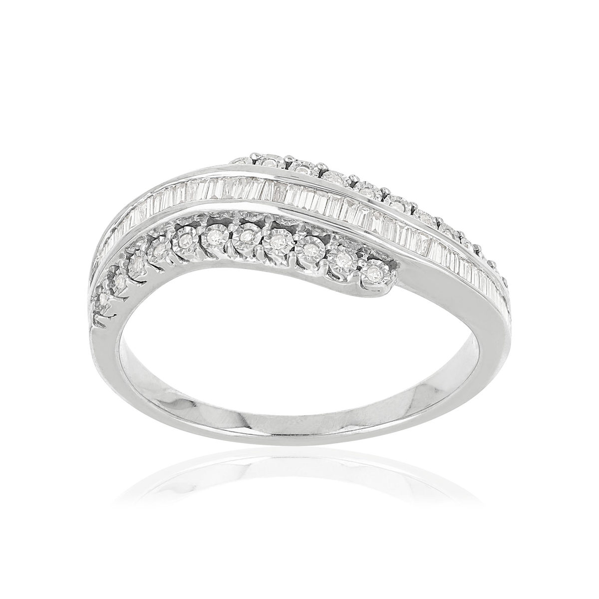 Bague MATY Or 750 blanc Diamants