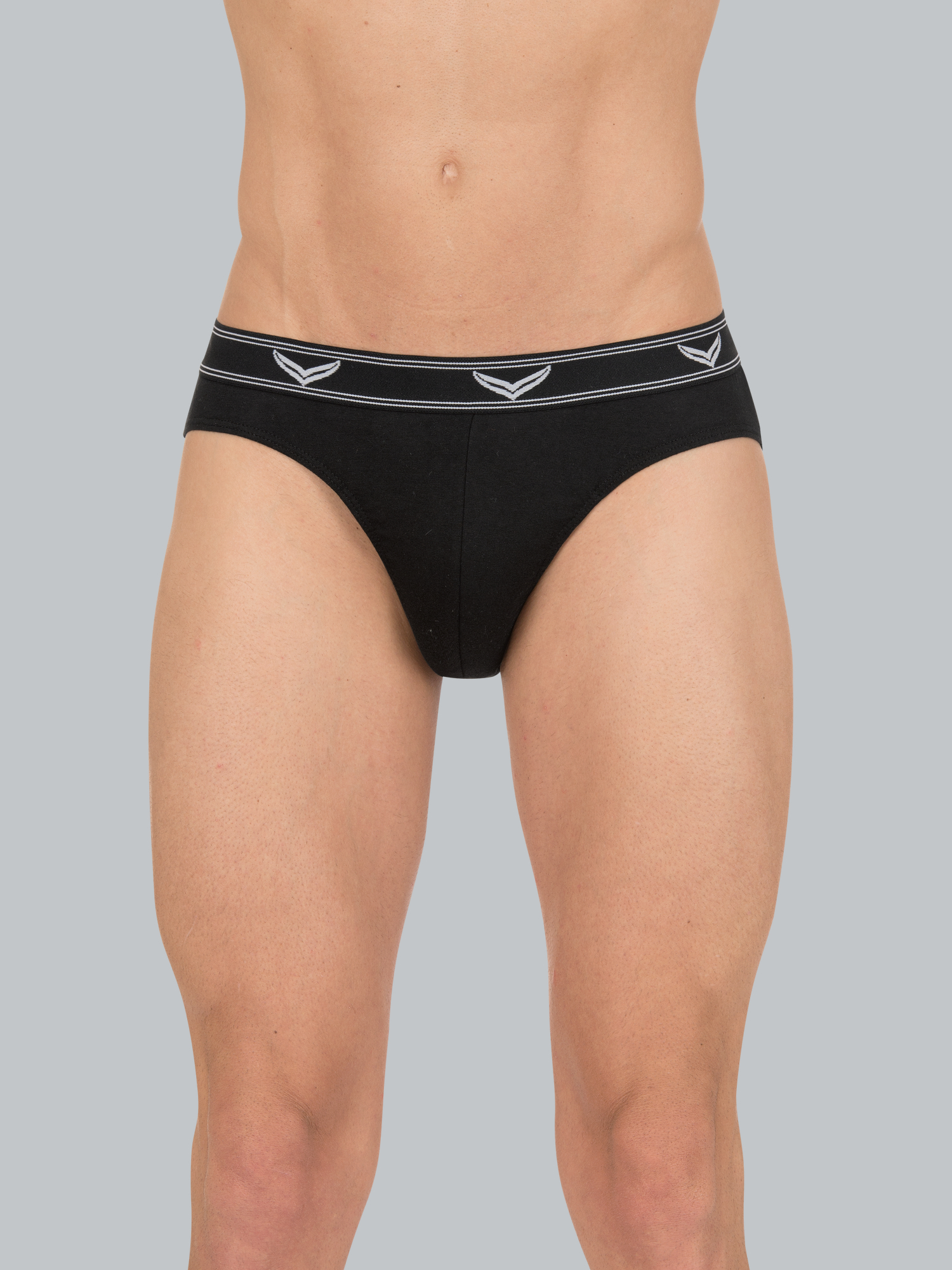 Sportslip im Doppelpack Schwarz