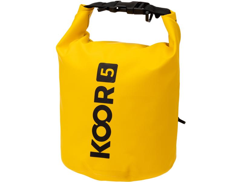 KOOR Dry Bag Zaaino Gelb 5 l Wasserdichter Schwimmsack
