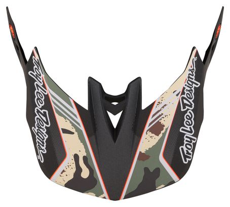 Casque Intégral Troy Lee Designs D4 Composite Mips Matrix Camo Vert