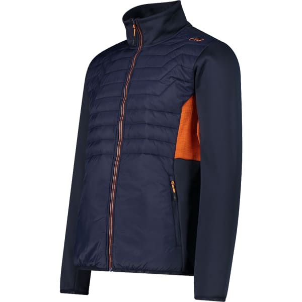 Veste randonnée CMP MAN UNLIMITECH JACKET HYBRID BLACK BLUE