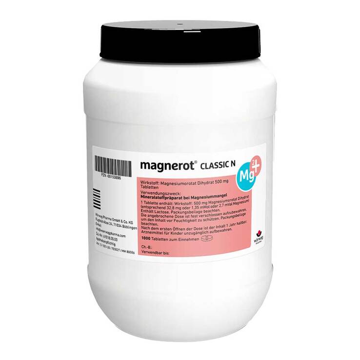 magnerot CLASSIC N Magnesium Tabletten, 1000 St
