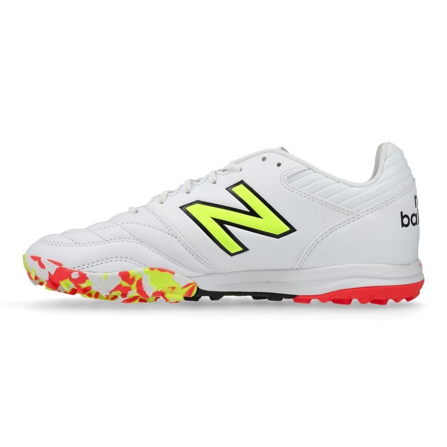 New Balance 442 V2 Pro TF Flash Point - Blanc/Vert/Noir