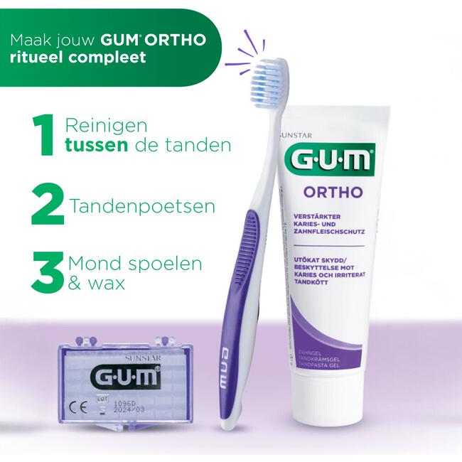GUM Ortho Tandpasta 75 ml