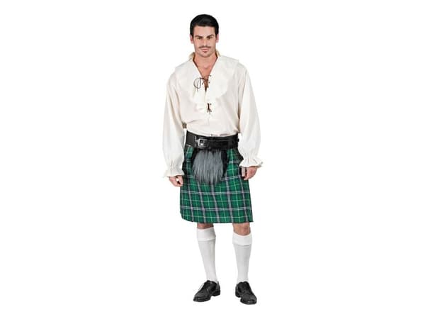 Grøn kilt med pung