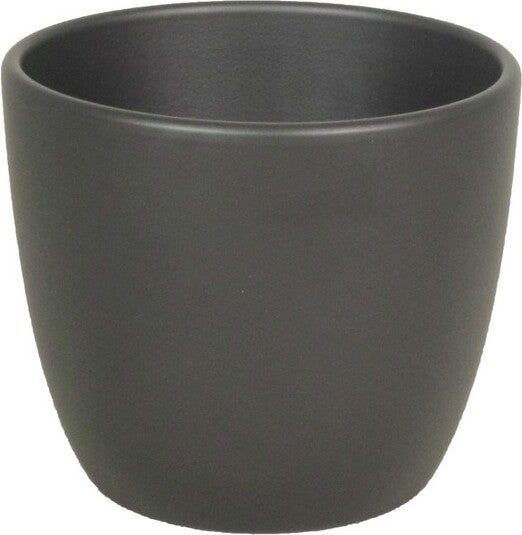 Bela Arte bloempot Boule D 7,5 H 6 cm mat antraciet