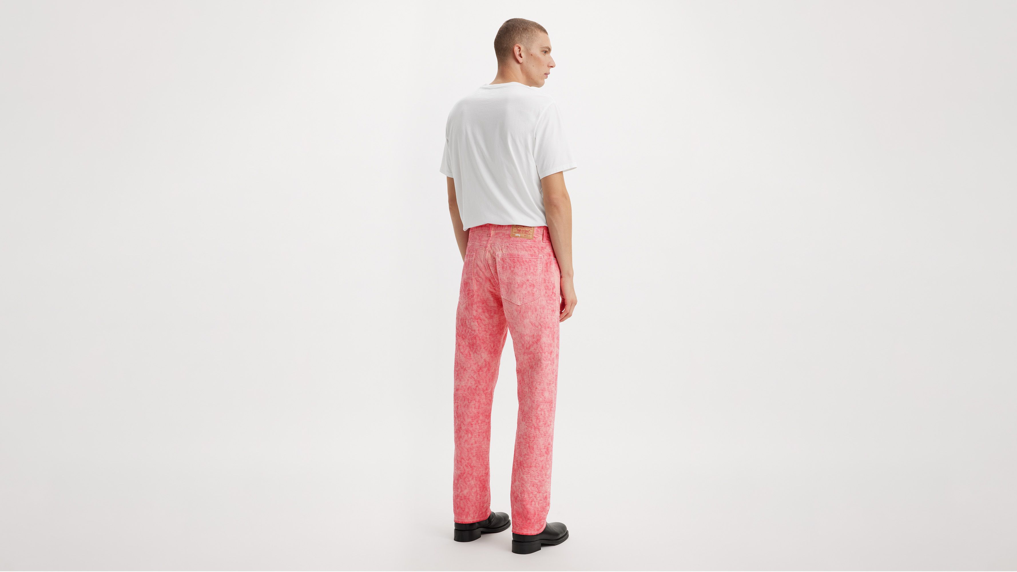 Jean jacquard Stussy & Levi's® - Pink Two Tone Garment Dye - Rose