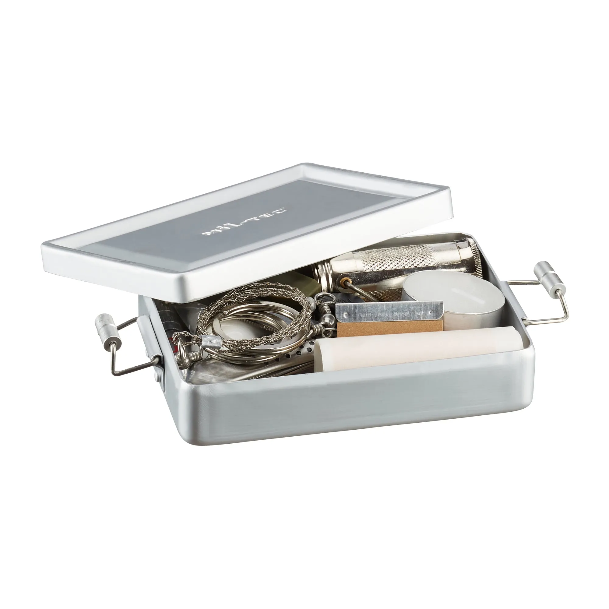 Mil-Tec -  Survivalkit mit Aluminiumbox