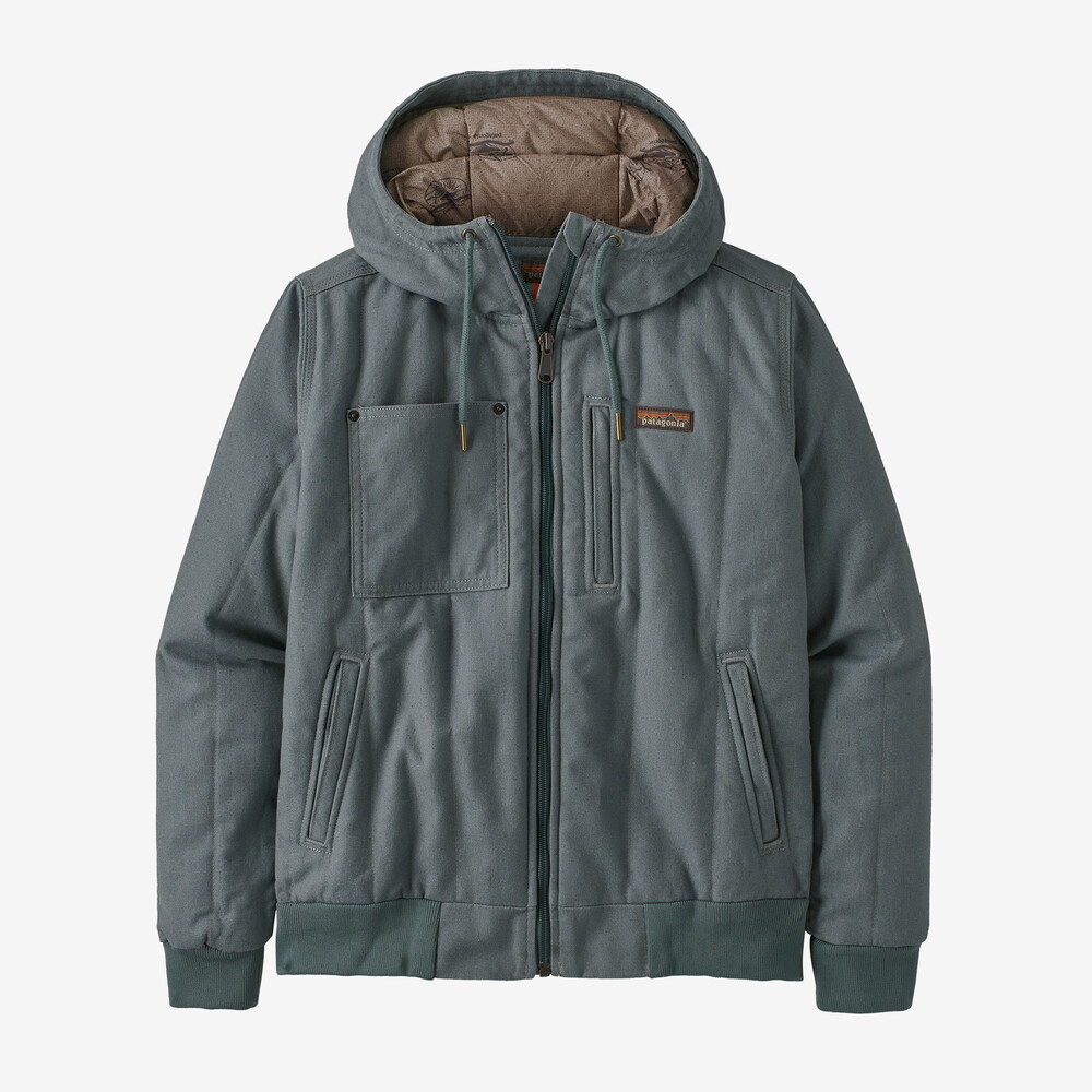 Damen-Bomberjacke mit Kapuze aus Hanf-Canvas für alle Jahreszeiten