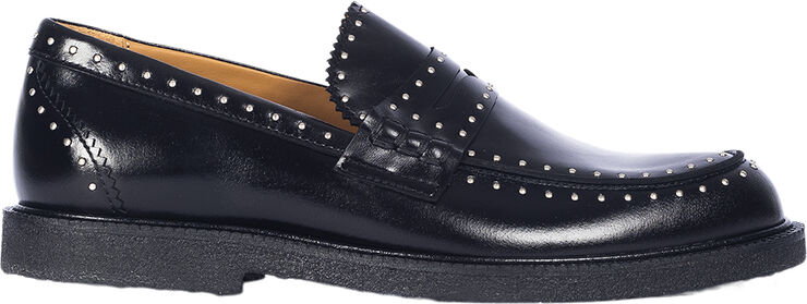 ANGULUS Klassisk Penny loafer med dekorativ 1835 black