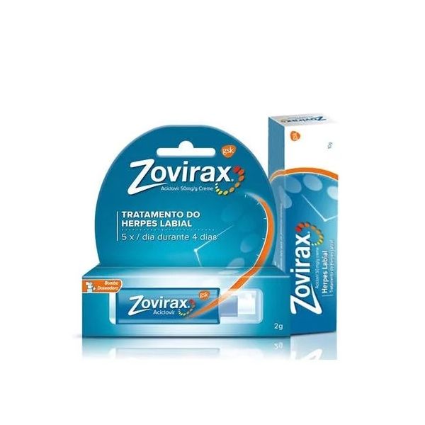 Zovirax Creme Herpes 50mg/g 2g