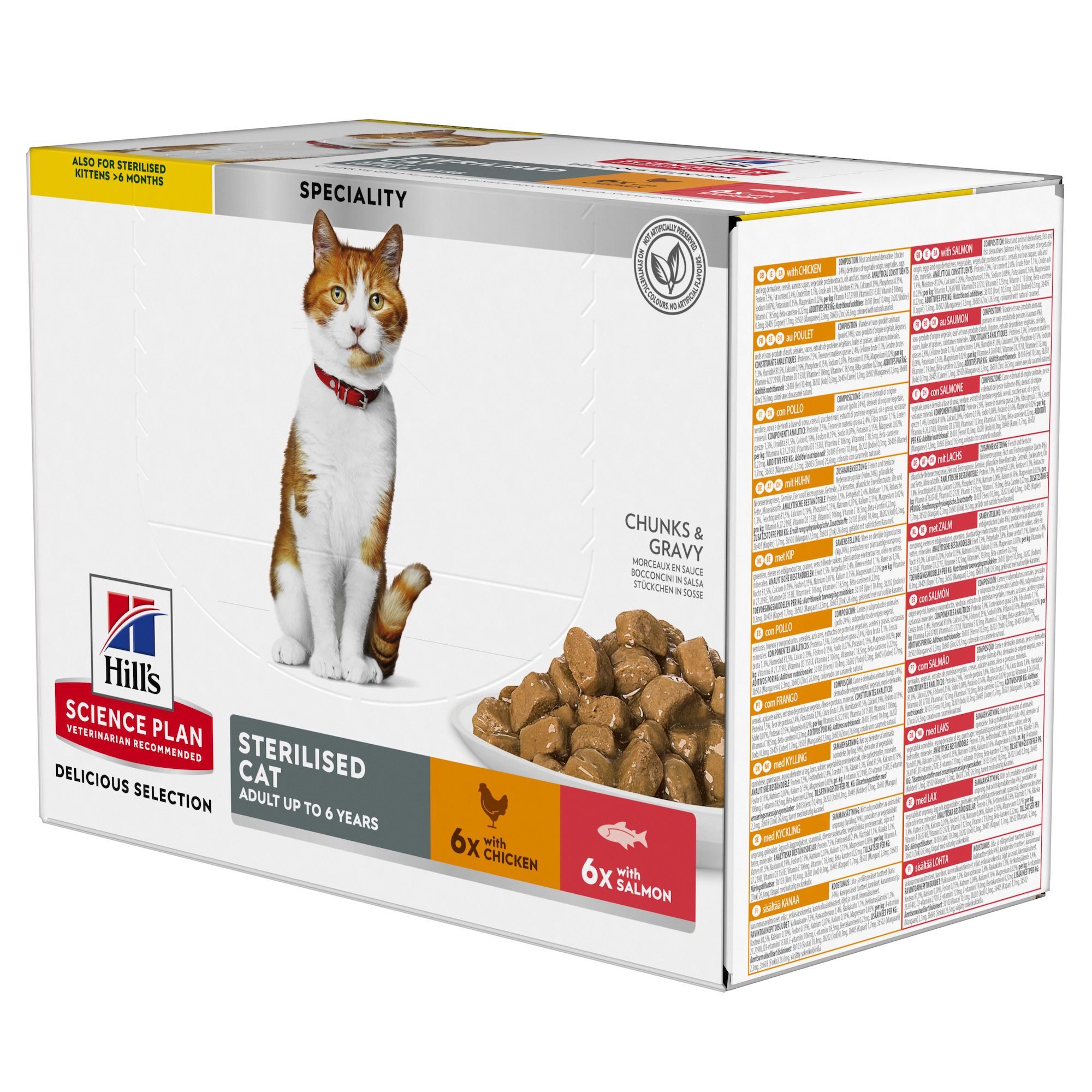 Hill's Science Plan - Feline Adult - Sterilised - Chicken - Maaltijdzakje