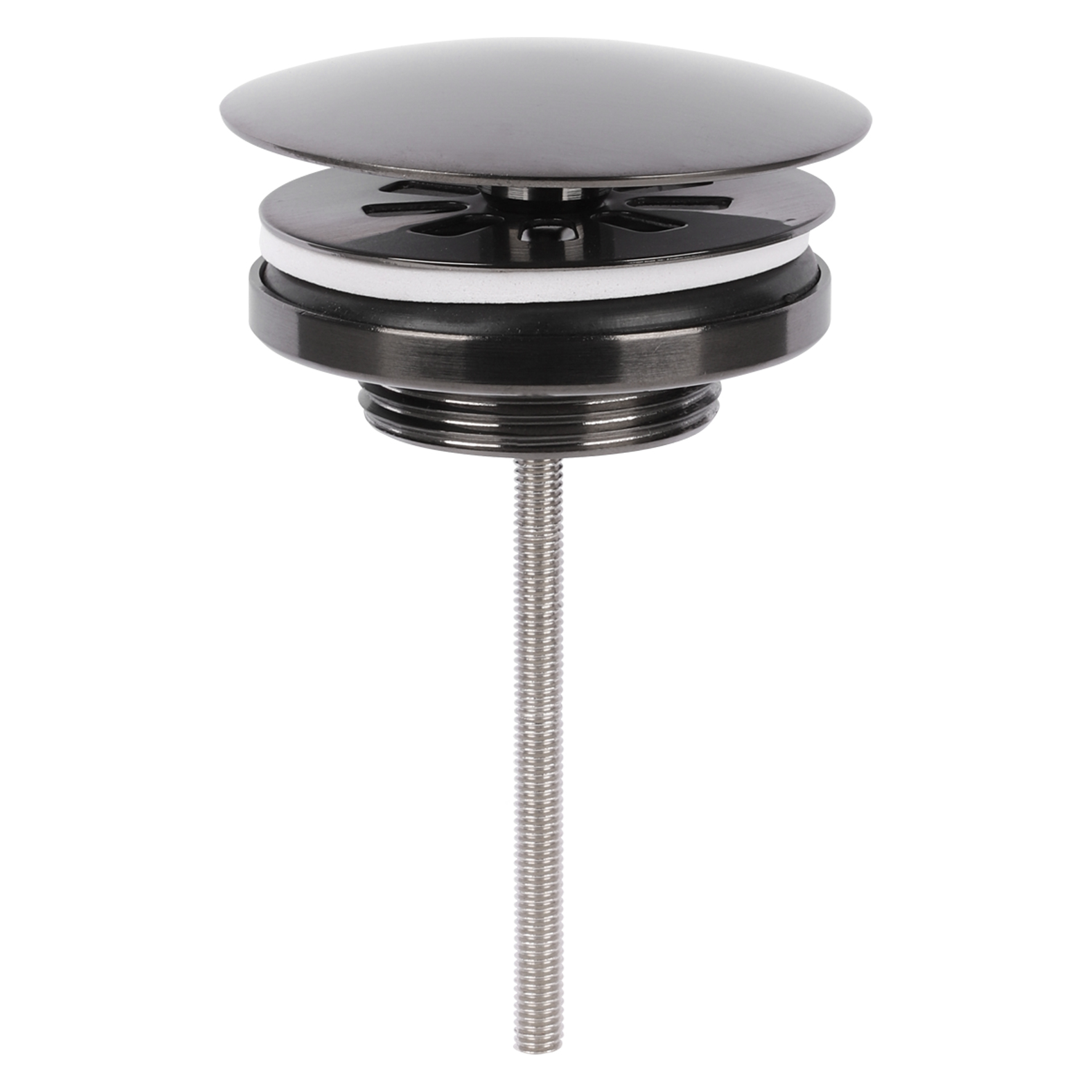 Differnz Always Open afvoerplug groot gunmetal