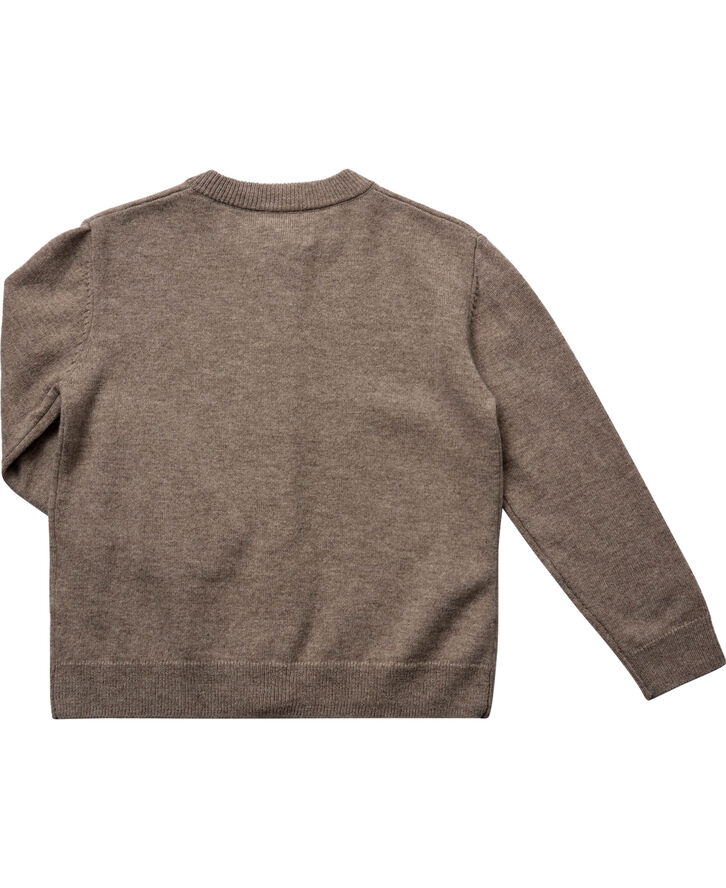 Magasin du Nord Collection Strikka RWS wool & cashmere cardigan Sand melange