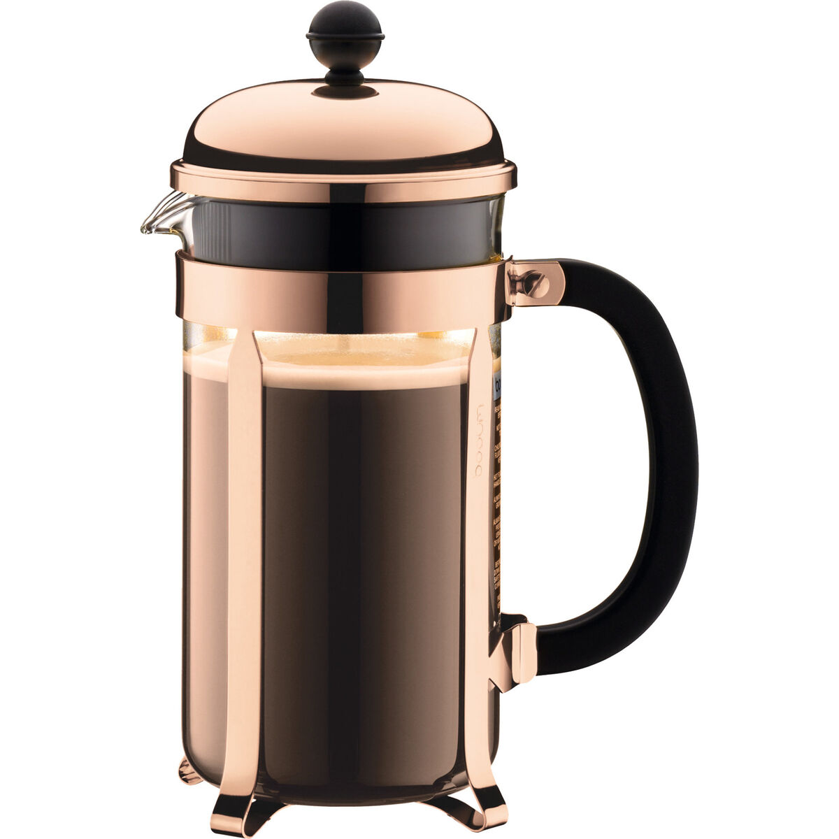 Chambord Presskanne 8 Kopper 1 liter Kobberfarget